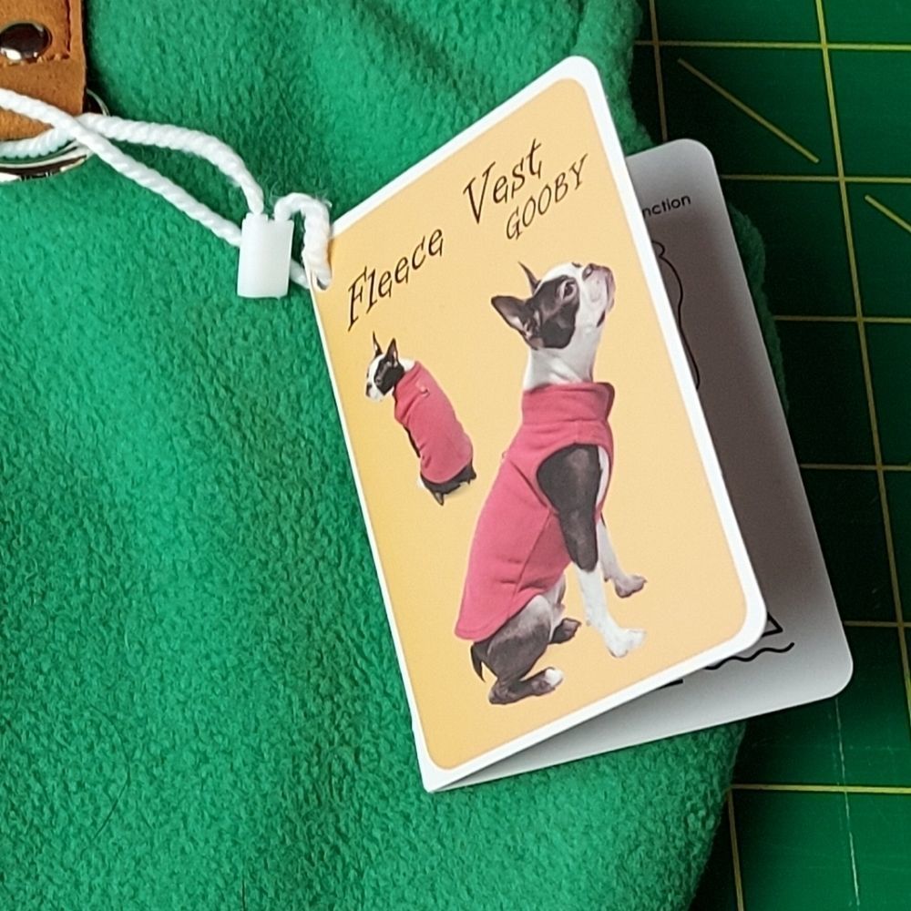 Green Fleece Dog jacket